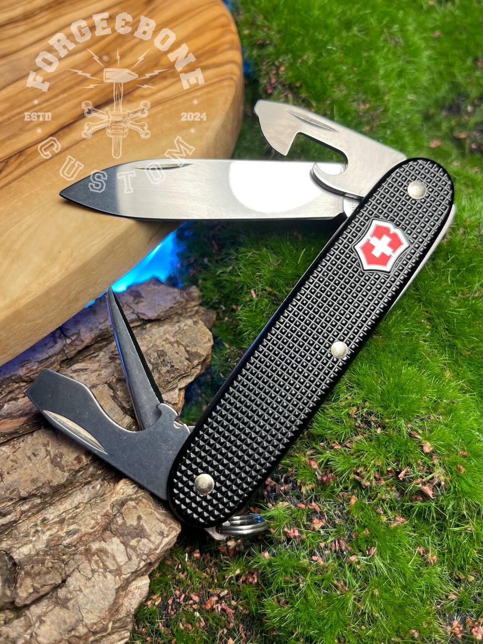 Victorinox Pioneer Alox Black Beauty With Red Shield - Etsy