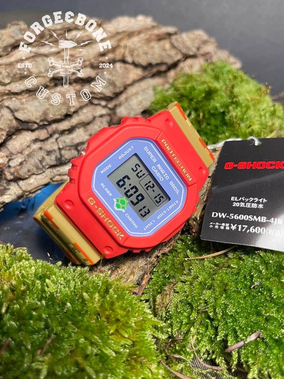 G-Shock スーパーマリオブラザーズ コラボ DW-5600SMB-4JR 【公式通販】
