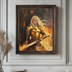 No te rindes - Regalos literarios de Aelin - Pintura del Trono de Cristal