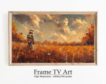 The Lonely Trooper | Autumn TV Frame Art | Samsung TV Frame Art | Samsung Frame Tv Art | Frame Art | Digital Art Decor
