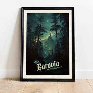 Visit Barovia Print - you can Stay forever - Dungeons Digitaldruck - Dragons Poster