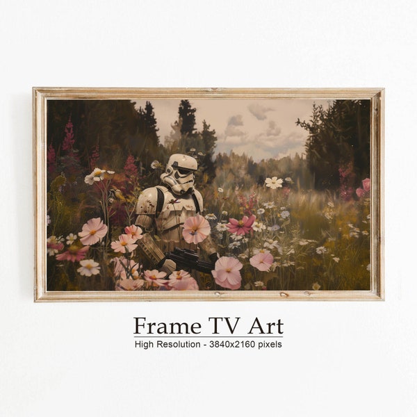 The Lonely Trooper | TV Frame Art | Samsung TV Frame Art | Samsung Frame Tv Art | Frame Art | Digital Art Decor