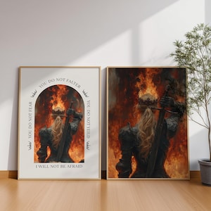 Aelin Throne of Glass Wall Art set of 2 - Throne of Glass Printable Art, Fantasy Book Decor, High-Res Instant Download, YA Bookish Artwork
