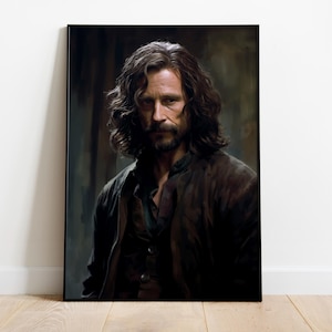 Victorian Style Oil Painting Portrait, Digital Fine Art Print, Poster Wall Art, Marauder Painting, Oil Painting, Wizard Art