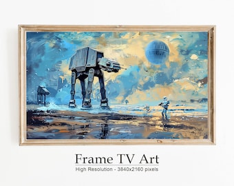 Lonely Troopers & Walker | TV Frame Art | Samsung TV Frame Art | Samsung Frame Tv Art | Frame Art | Digital Art Decor