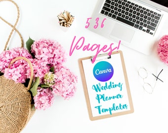 Wedding Planner CANVA Templates 536 Pages!!!!