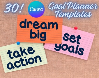 30! Goal Planning CANVA Templates