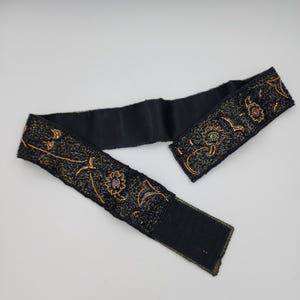 Vintage Regale Ltd Brand Beaded Belt Velcro Closure - Beaded Paisley Design La Regale Belt - Etsy main image 2