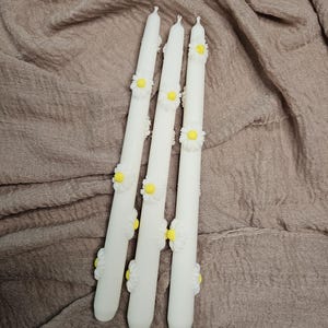 Stabkerze Daisy | Mageriten | Gänseblümchen