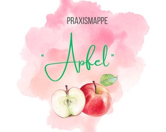 Practical folder “The Apple” for daycare, childcare and primary school as a digital download / Project folder with worksheets and Kamishibai