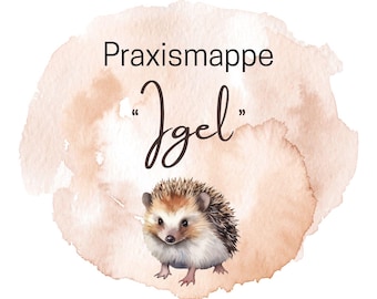 Carpeta práctica “El Erizo” para guardería y primaria en formato descarga digital / Carpeta de proyectos con fichas, ideas y Kamishibai