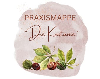 Carpeta práctica “Castaño” para guardería y primaria como descarga digital / carpeta de proyecto con plantillas, Kamishibai, historia con sonido y masaje