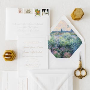 Digital Download Wedding Envelope Liner, Floral Envelope Liner, Wedding Envelopes, Wedding Invitation Envelopes