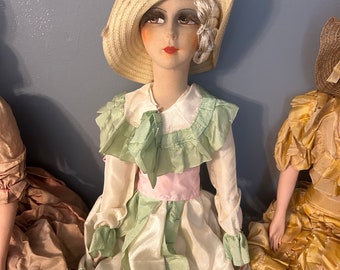 vintage French boudoir doll