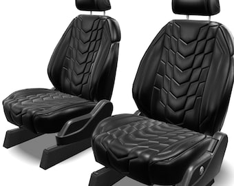 Exclusive Car Seat Covers made of Automotive Eco-Leather, Universal Fit Car Seat Covers, Car Interior Kit, Custom Seat Cover, Vehicle Covers