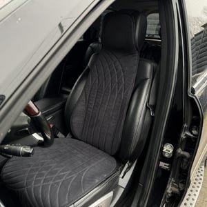 車用スポーツシートカバー アルカンターラ、車両バケットシートカバー イタリアンアルカンターラ、ユニバーサルカーシートカバー、車内キット、カスタムシートカバー