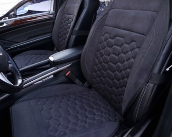 Vehicle Seat Cover Alcantara, Car Seat Covers Italian Alcantara, Universal Fit Car Seat Covers, Car Interior Kit, Custom Seat Covers