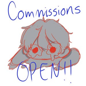 Custom Chibi Art Commission: Simple Color Shaded Drawing