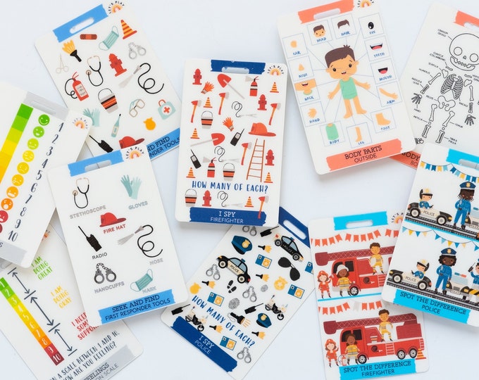 Emergency Department Badge Reel Cards, ER Badge Reel, Peds ER, Social Worker, ER Nurse, Child Life Badge, Pediatric Badge Reel ,Lets Play