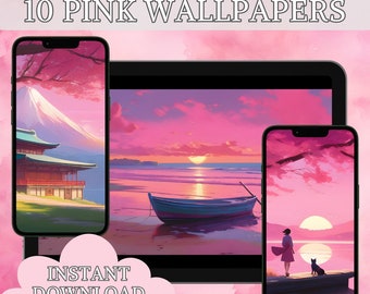Fondo de pantalla pastel rosa, fondo de escritorio gamer girl, salvapantallas kawaii, fondo de teléfono lindo pantalla - archivos png
