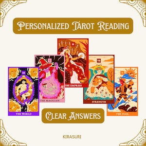 Lectura de Tarot para resolver tus dudas, cartas personalizada, Claridad en Amor, Carrera y Vida, tirada privada resultados  de 1-3 días PDF