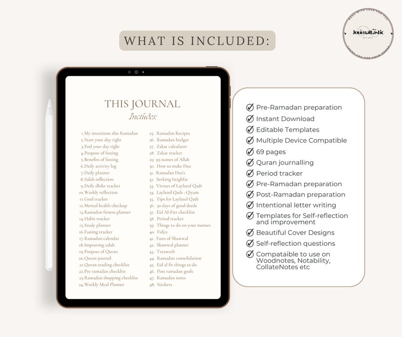 ramadan planner 2025 etsy