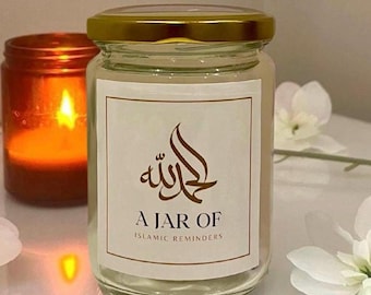Quran Verse Jar | The Jar Of Islamic Reminders © | Islamic Reminders | Quranic Verses for Positivity | Daily Spiritual Upliftment | Eid Gift