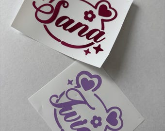 Twice Personalised Kpop Lightstick Decal: Holographic Rainbow Vinyl
