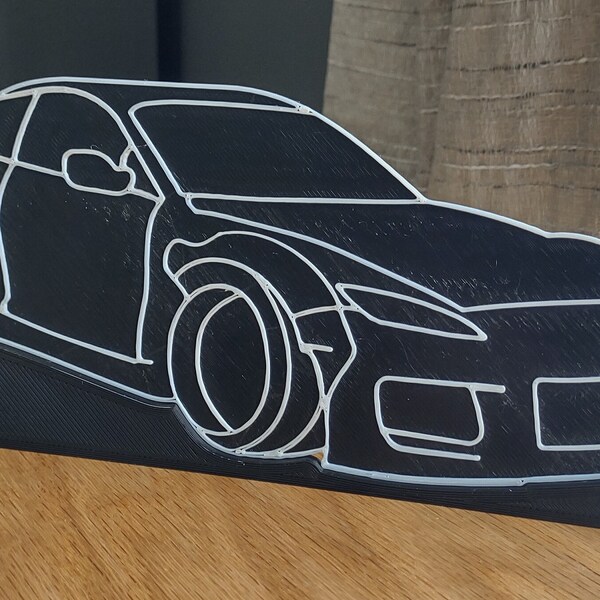 Mazda RX8 3D Printed Wall / Shelf Decor