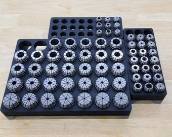 ER16 ER20 ER25 ER32 Collet Organizer Tray CNC Machine Shop Storage Holder