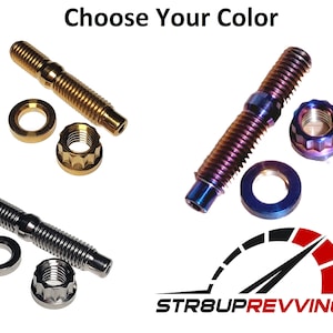 Titanium Intake Exhaust Turbo Manifold Studs M8 M10