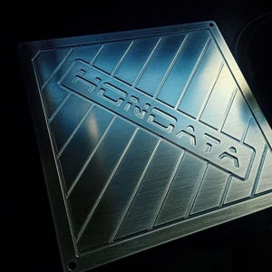 Honda K20/K24 Custom Machined Brushed Aluminum ECU Cover HONDATA Style