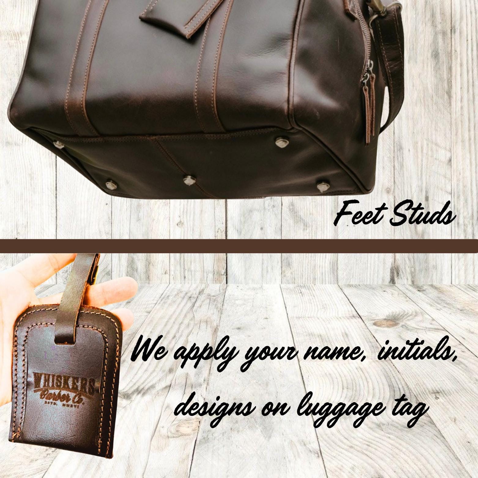 Custom Leather Duffle Bag Handmade Leather Weekender Gym Bag Personalized Gift for Him Vacation Duffel Bag-Travel Bag -Leather Holdall Gift