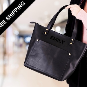 leather tote bag for women, large leather work totes, leather handbags purse, women valentines day christmas gift for her wife girlfriend