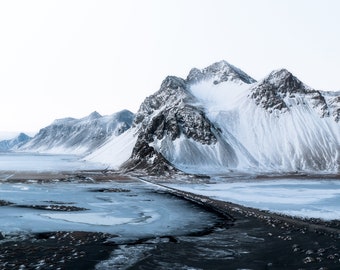 Icey Scene, Landscape Photography, Wall Art.