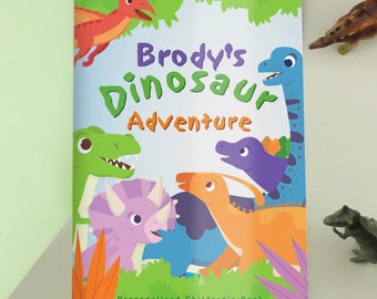 Personalised Dinosaur Adventure Story Book