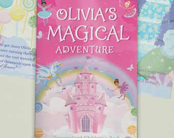 Personalised Princess & Unicorn Magical Story Book