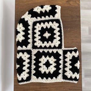Hand-Knitted Crochet Balaclava: Wool Ski Mask, Winter Hat