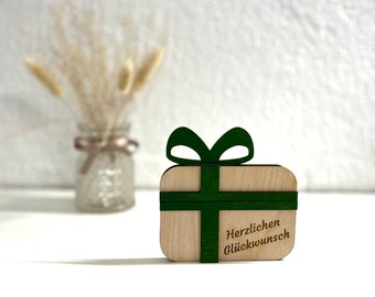 Geschenkverpackung, Gift Card, Geschenkkartenhalter, personalisierbar, Dankeschön, Geburtstag