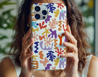 iPhone Hülle mit Blumenmuster: Retro Flower Power Design