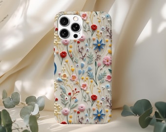 MagSafe Wildflower Floral Phone Case Flower Design iPhone