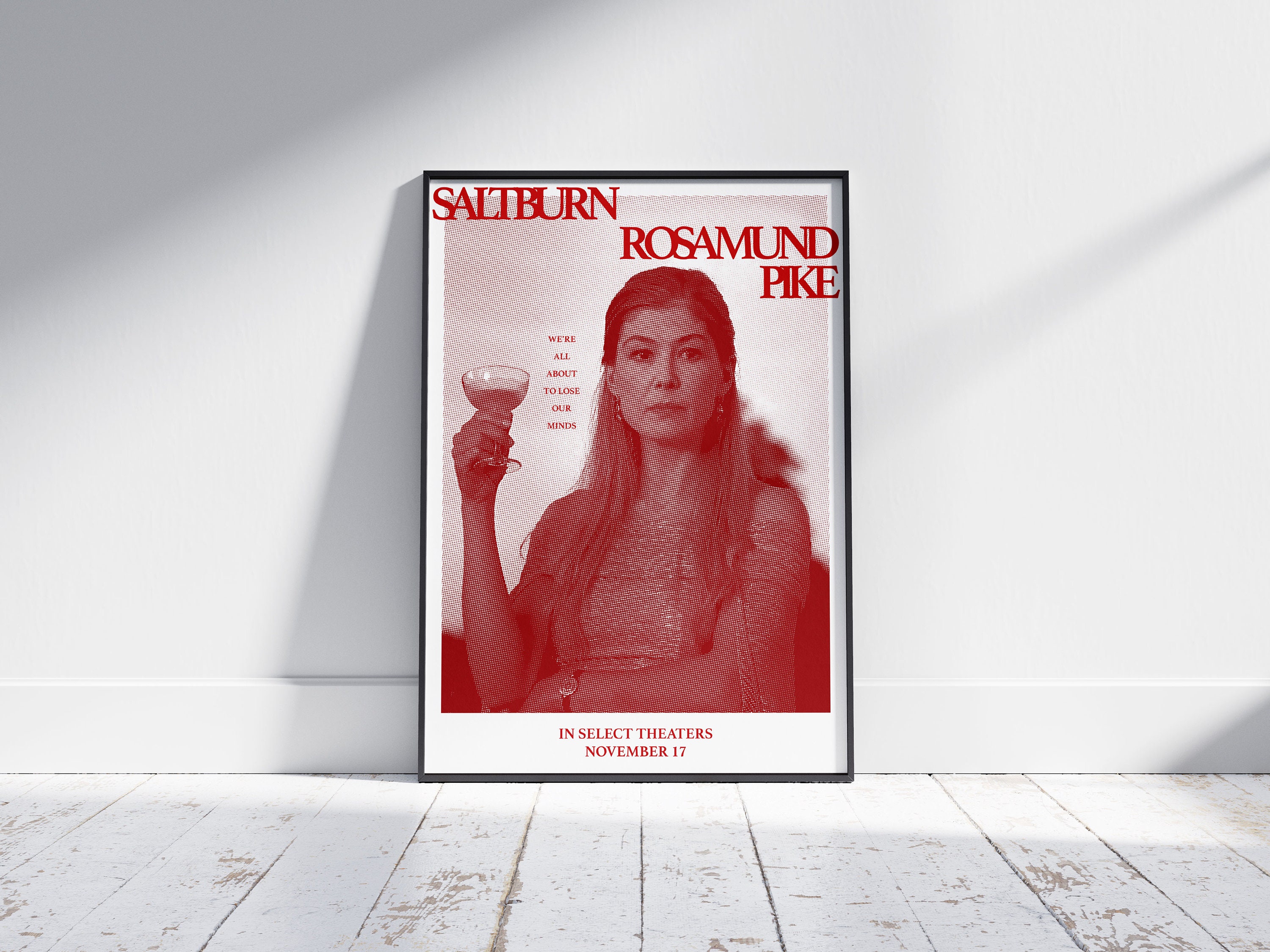 Saltburn Poster Rosamund Pike 