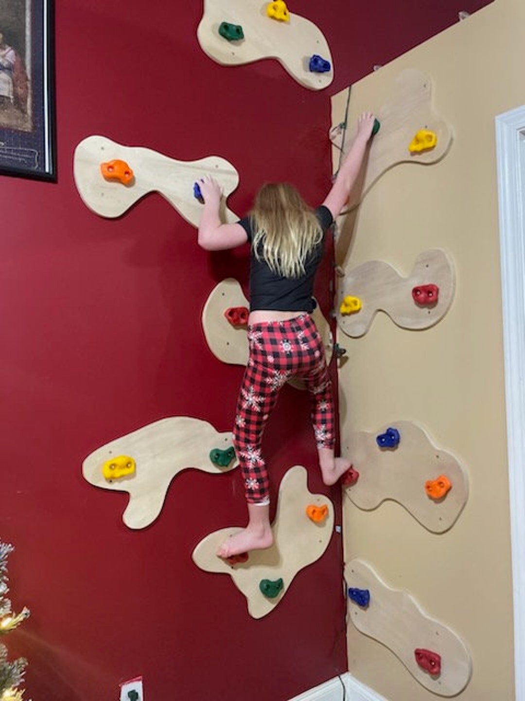 Indoor Rock Climbing Wall Etsy