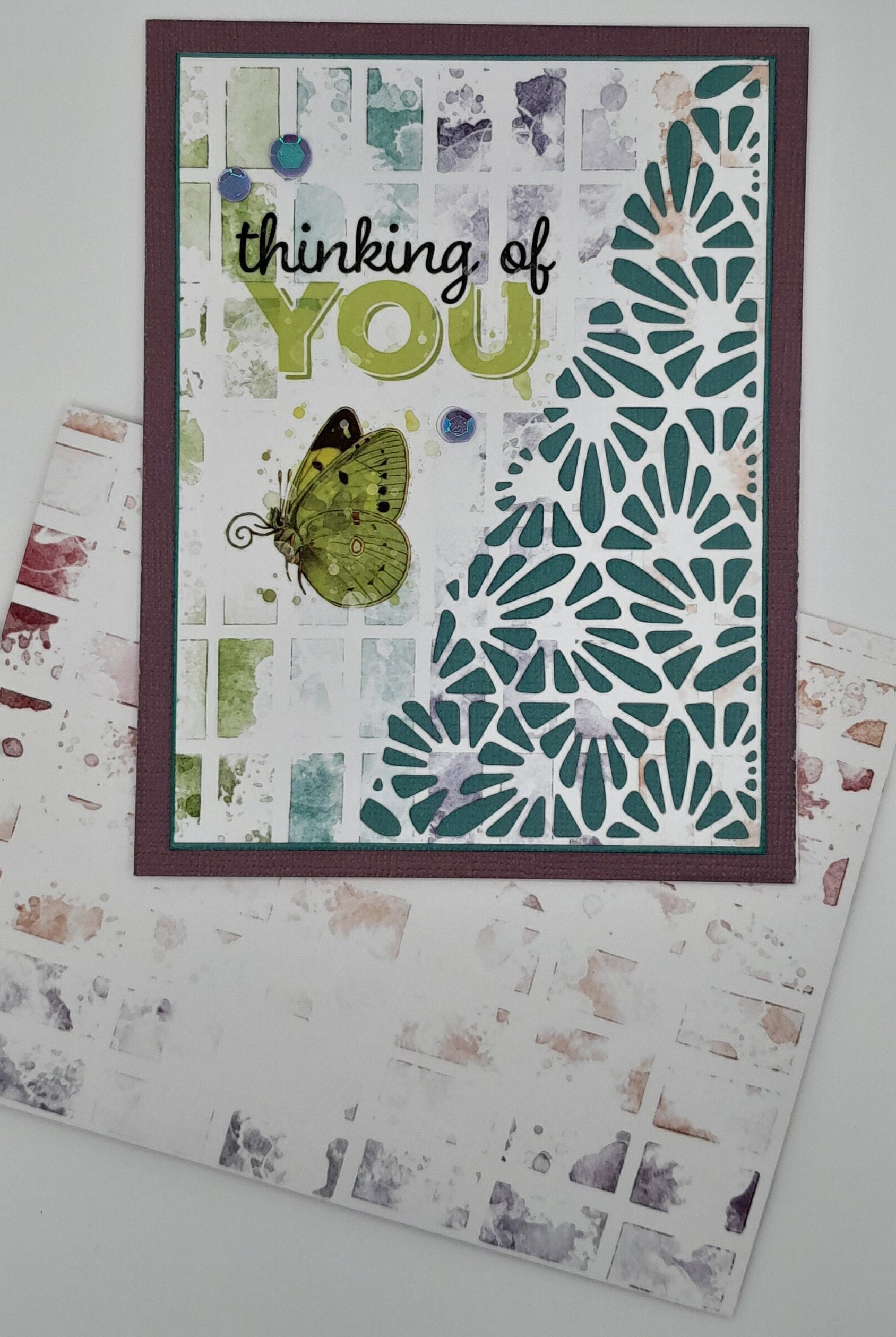 Handmade Thinking of You Card, All Occasion Card, Watercolor Card ...