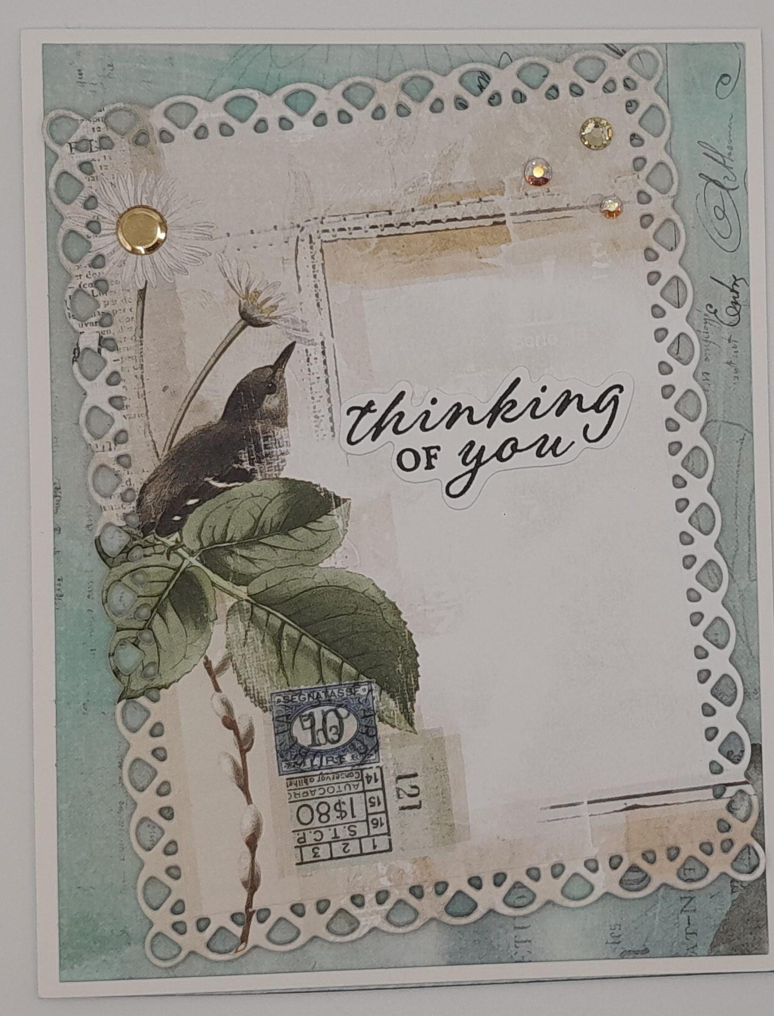 Handmade Thinking of You Card - Etsy