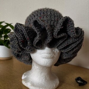 Crochet Ruffle Hat