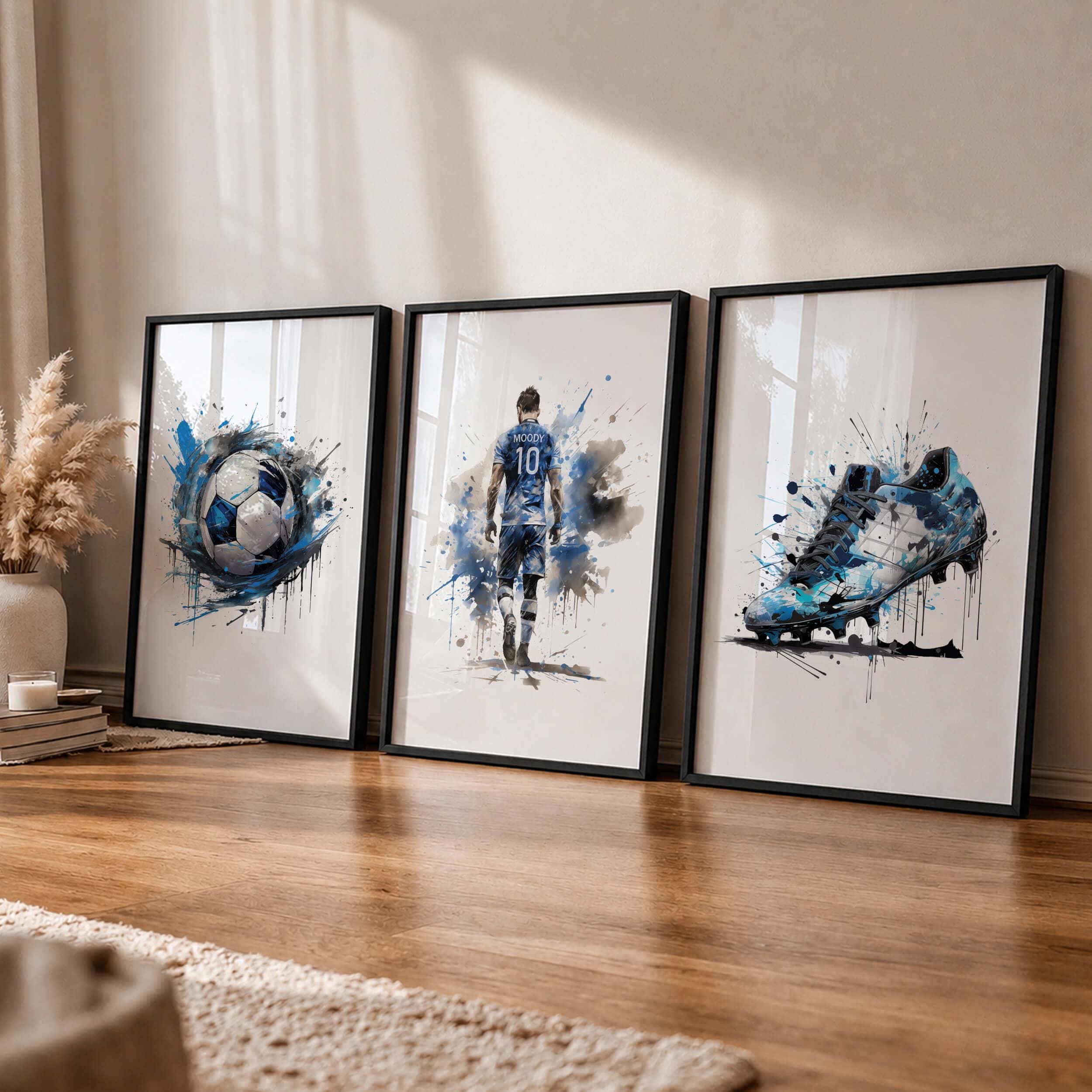 サッカーの絵画 - Etsy 日本