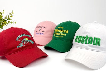 Gorras con logo personalizado, gorra de papá bordada personalizada, gorra con texto personalizado, regalo personalizado para despedida de soltero, gorra de béisbol unisex