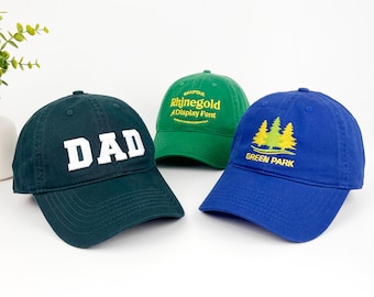 Custom 3D Text/Logo hats,Personalized Dad Cap,Custom Embroidered Hat,Unisex Baseball Cap,Sorority Gift,Bridesmaid hats,Bachelor Party Hat