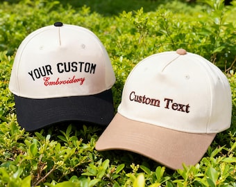 Personalized Embroidered Hat,Custom Trucker Hat,With Name,Text,Bachelorette Party Hat,Dad Hat,Sorority hat,Logo Baseball Cap, Christmas Gift